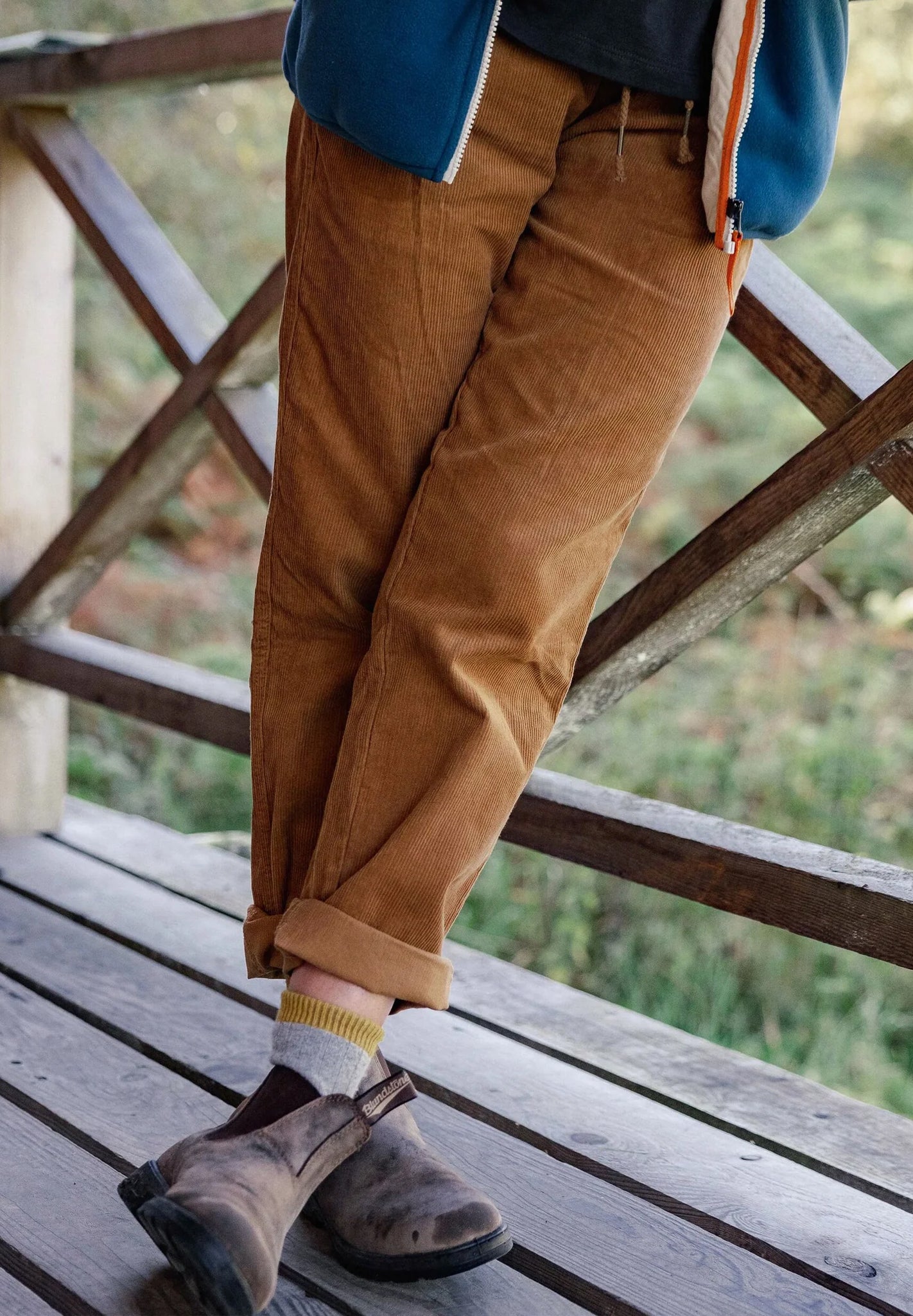 PASSENGER - Compass Recycled Corduroy Trouser - Coconut - BACKYARD