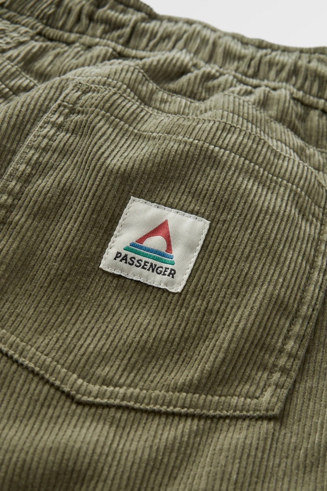PASSENGER - Drifter Cord Short 2.0 - Dusty Olive - BACKYARD