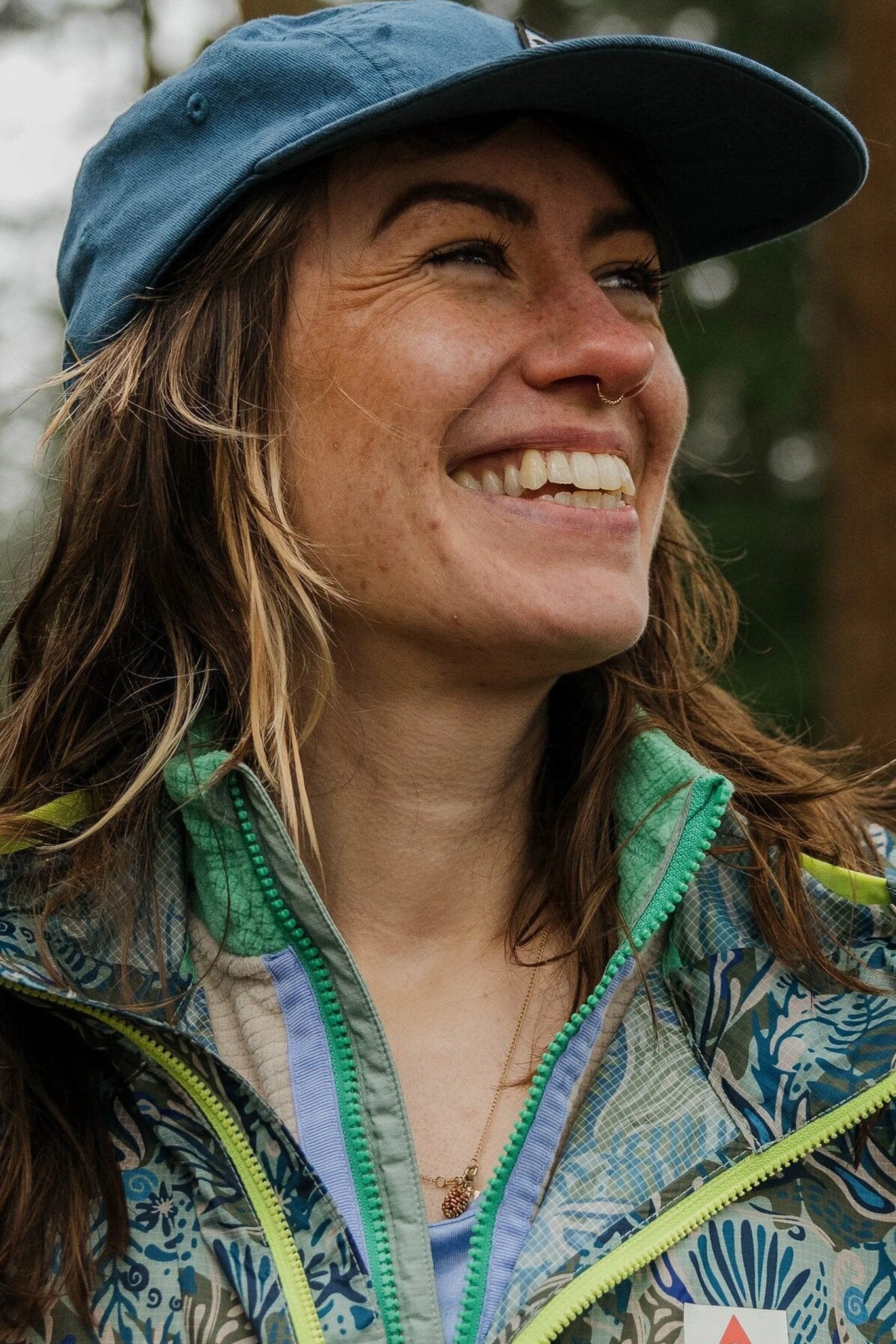 PASSENGER - Fixie Recycled 5 Panel Cap - Tidal Blue - BACKYARD