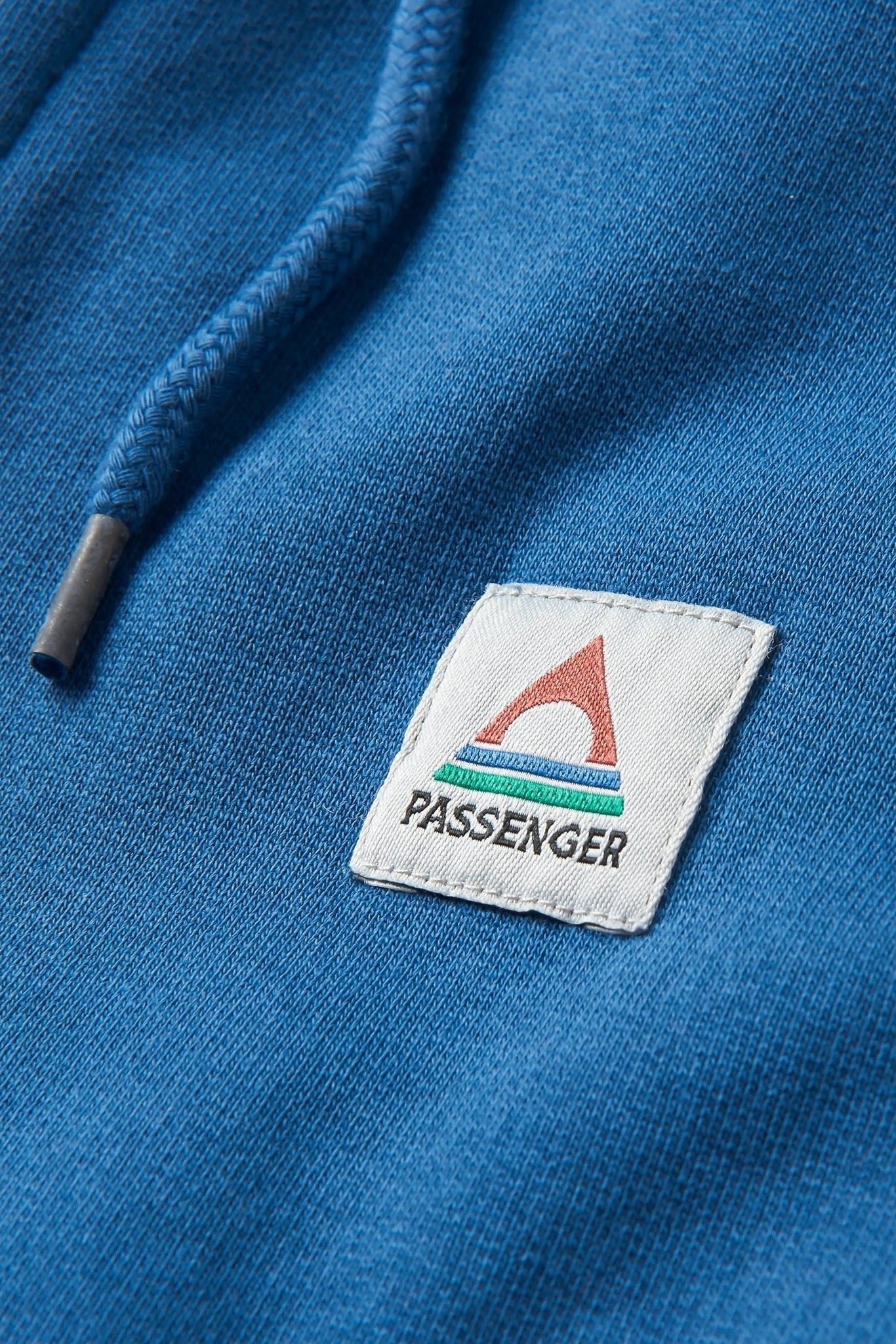 PASSENGER - Heritage Full Zip Recycled Cotton Hoodie - Dark Denim - BACKYARD