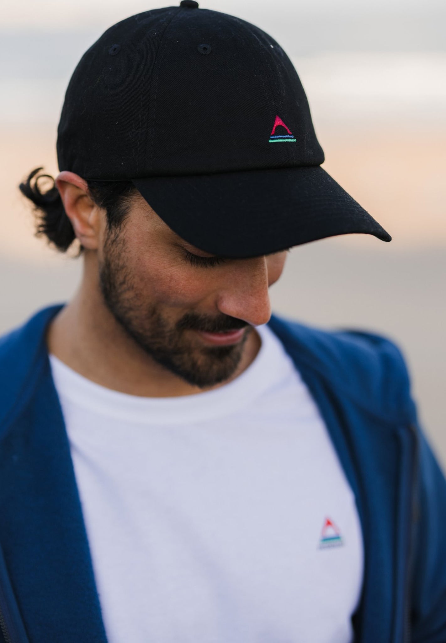 PASSENGER - Heritage Full Zip Recycled Cotton Hoodie - Dark Denim - BACKYARD