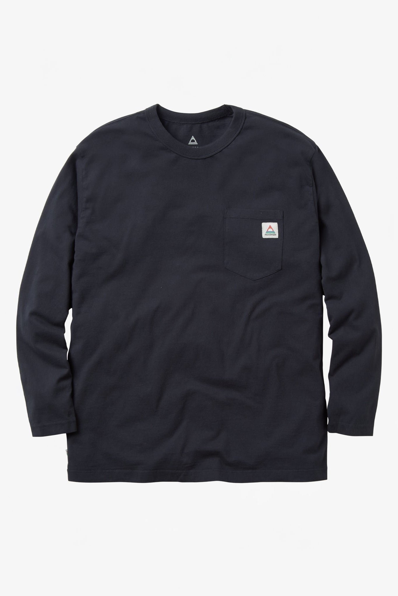 PASSENGER - Heritage Recycled Relaxed Fit LS T-Shirt - Black - BACKYARD
