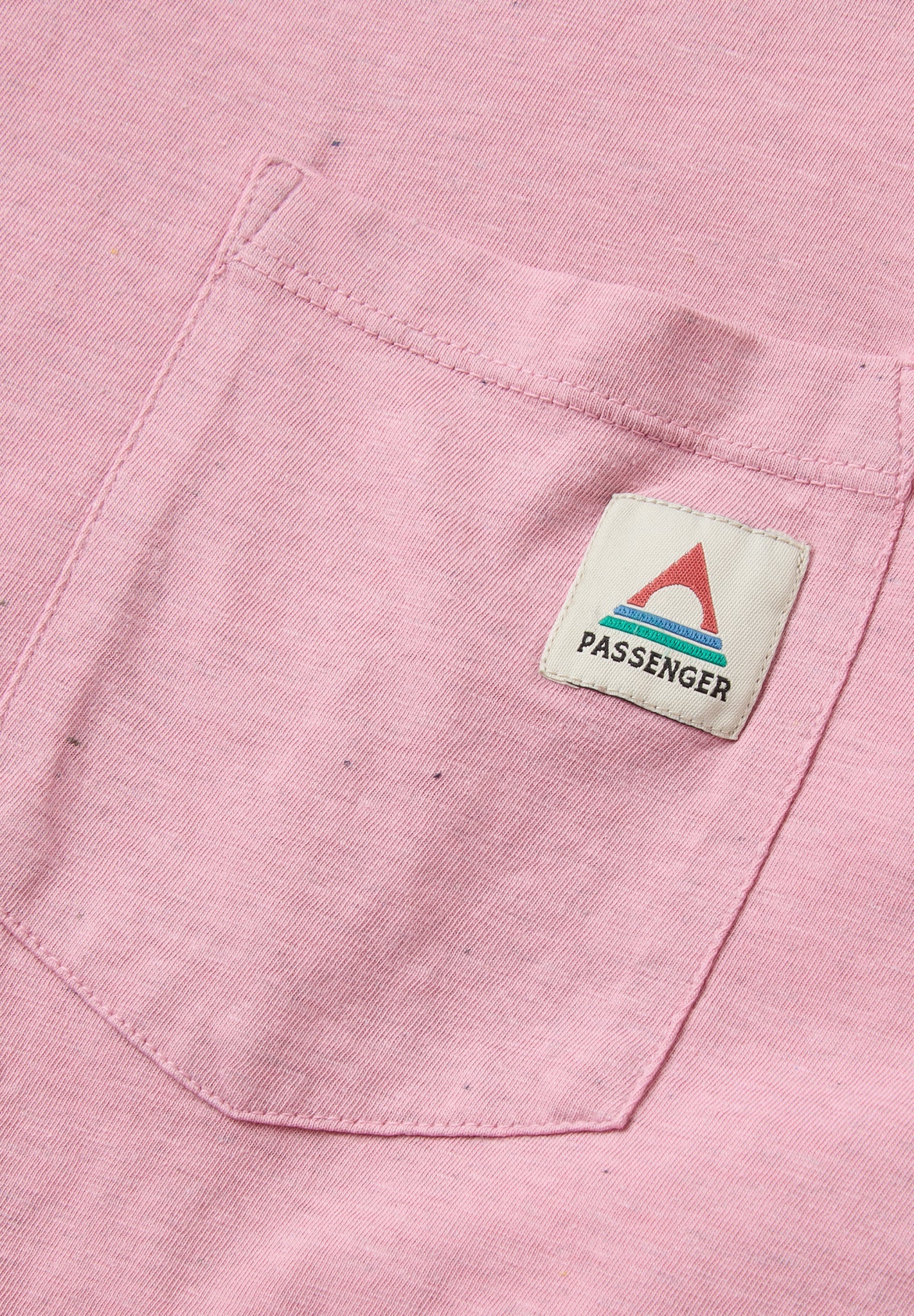 PASSENGER - Heritage Recycled Relaxed Fit LS T-Shirt - Pink Haze - BACKYARD