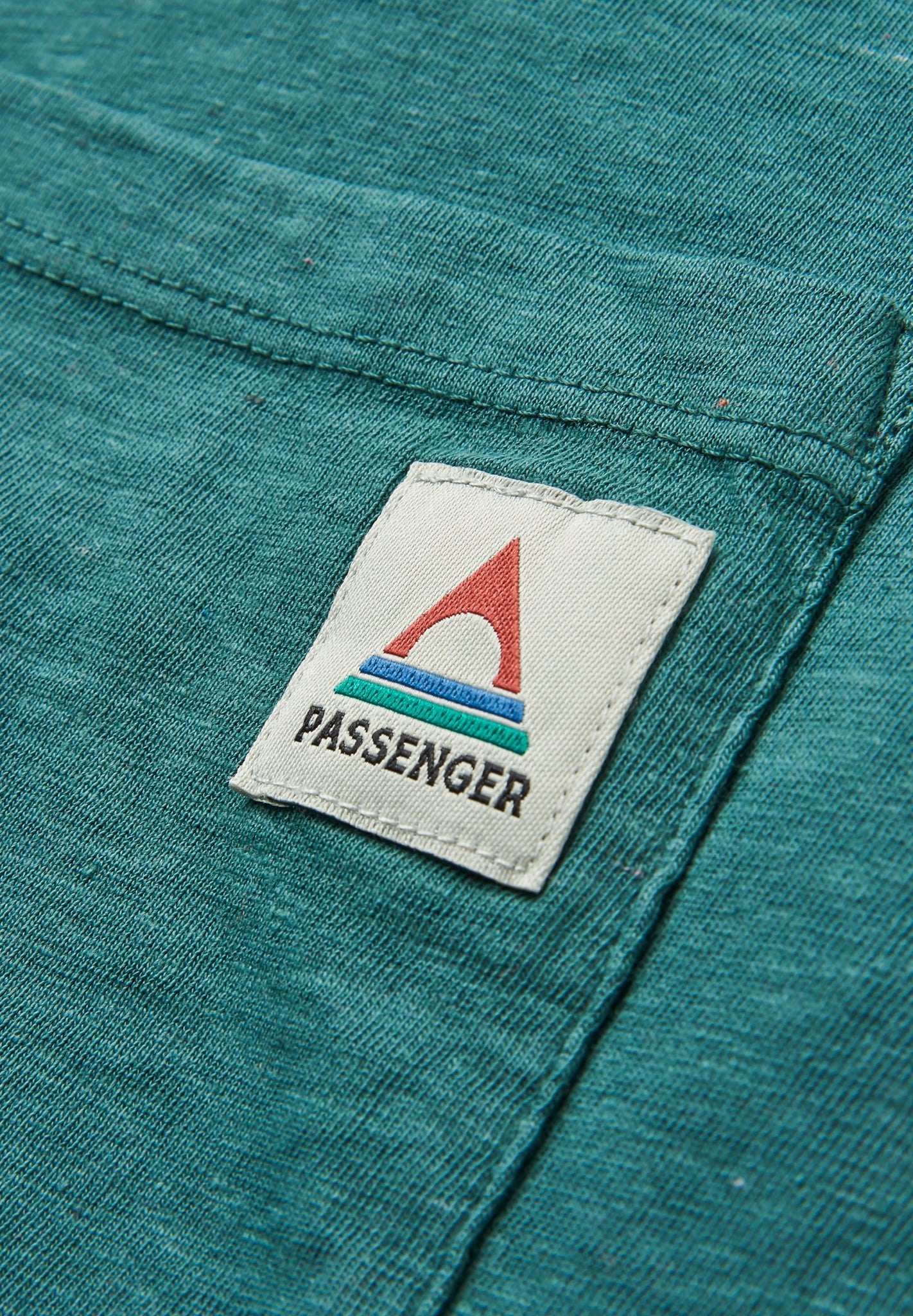 PASSENGER - Heritage Recycled Relaxed Fit T-Shirt - Deep Ocean Marl - BACKYARD