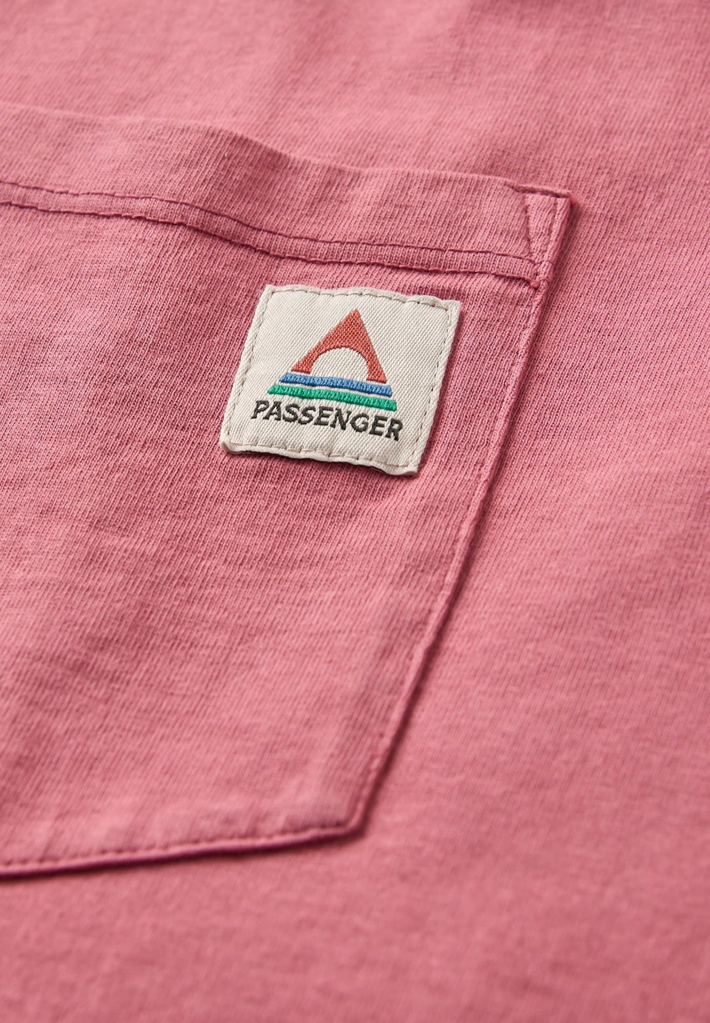PASSENGER - Heritage Recycled Relaxed Fit T-Shirt - Mauve Dusk - BACKYARD