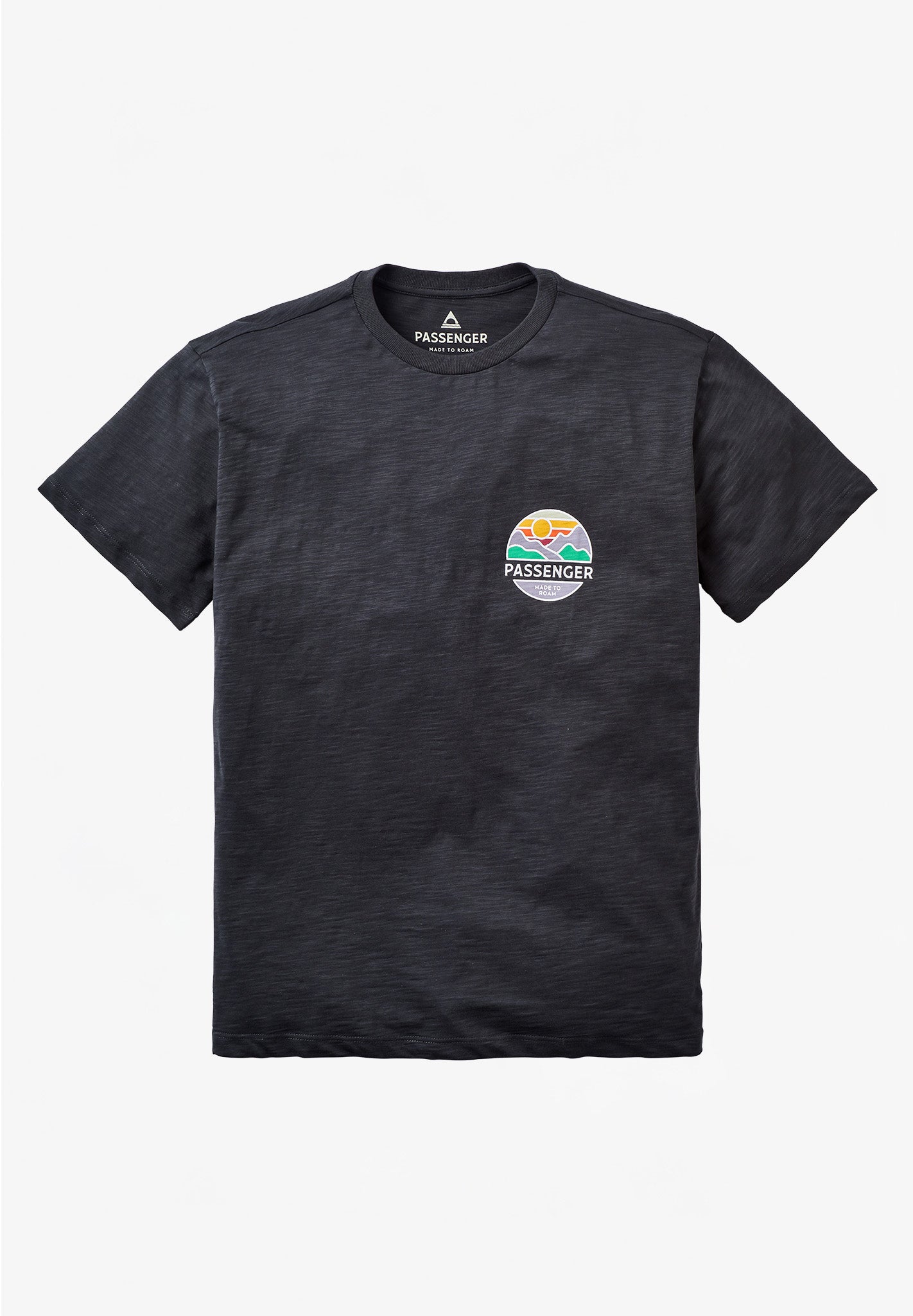 PASSENGER - Laidback Recycled Cotton T-Shirt - Black - BACKYARD