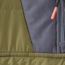 PASSENGER - Oceanic Recycled Insulated 1/2 Zip Jacket - Black Khaki - BACKYARD