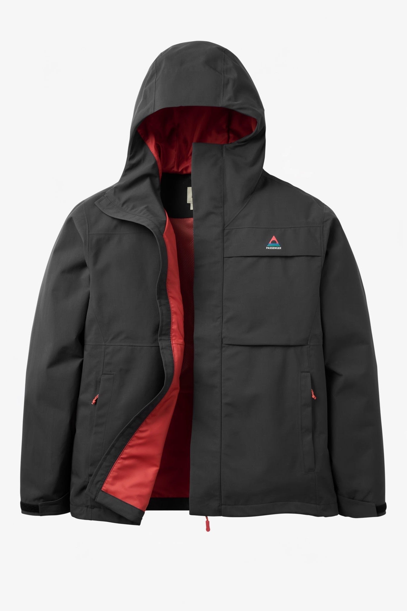 PASSENGER - Overland Waterproof Jacket - Black - BACKYARD