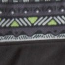 PASSENGER - Set Off Recycled Polar 1/4 Zip Fleece - Mountain Geo Charcoal - BACKYARD