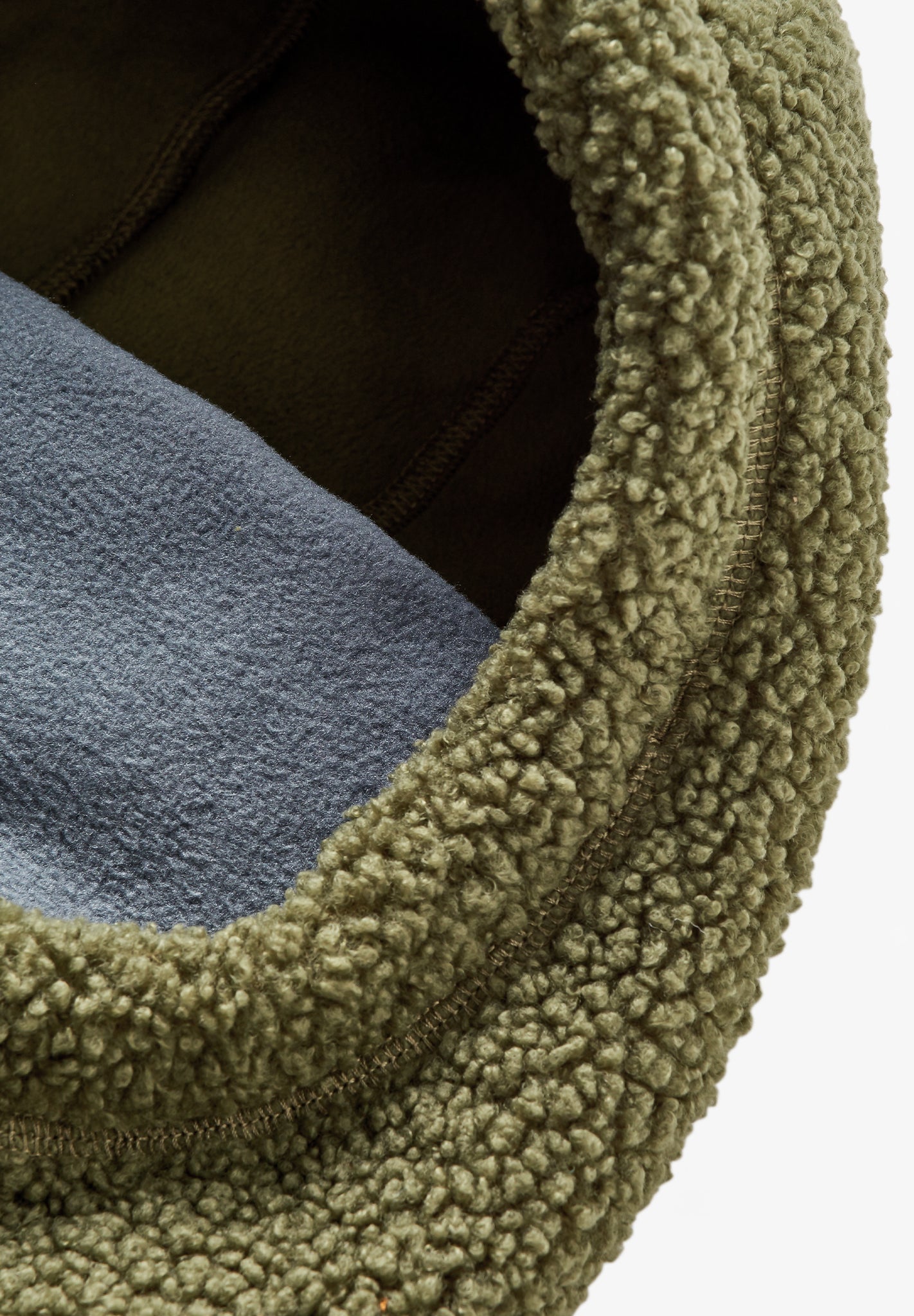 PASSENGER - Snowdrift Recycled Fleece Hood - Khaki - BACKYARD