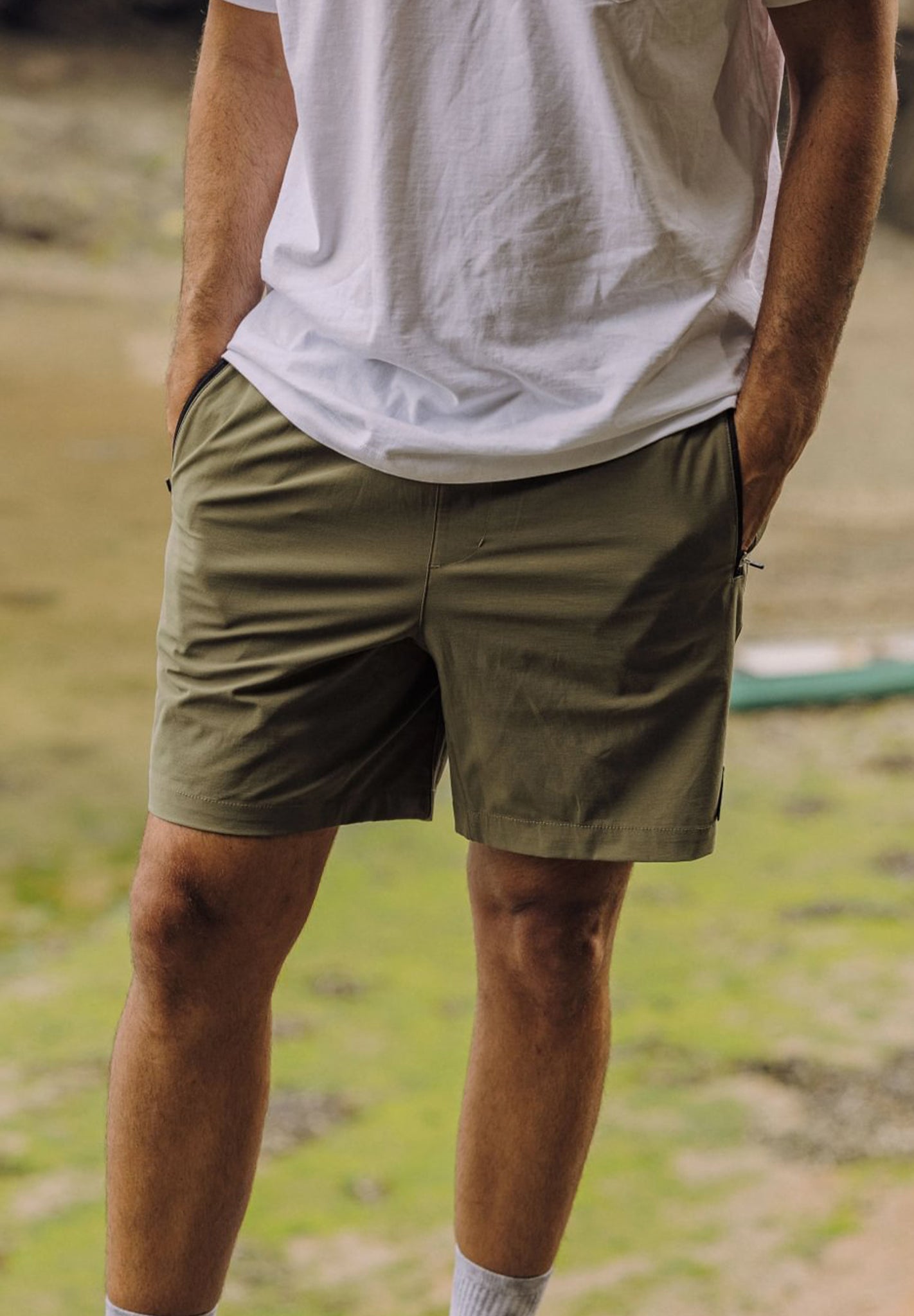 PASSENGER - Traveller Organic All Purpose Short - Khaki - BACKYARD