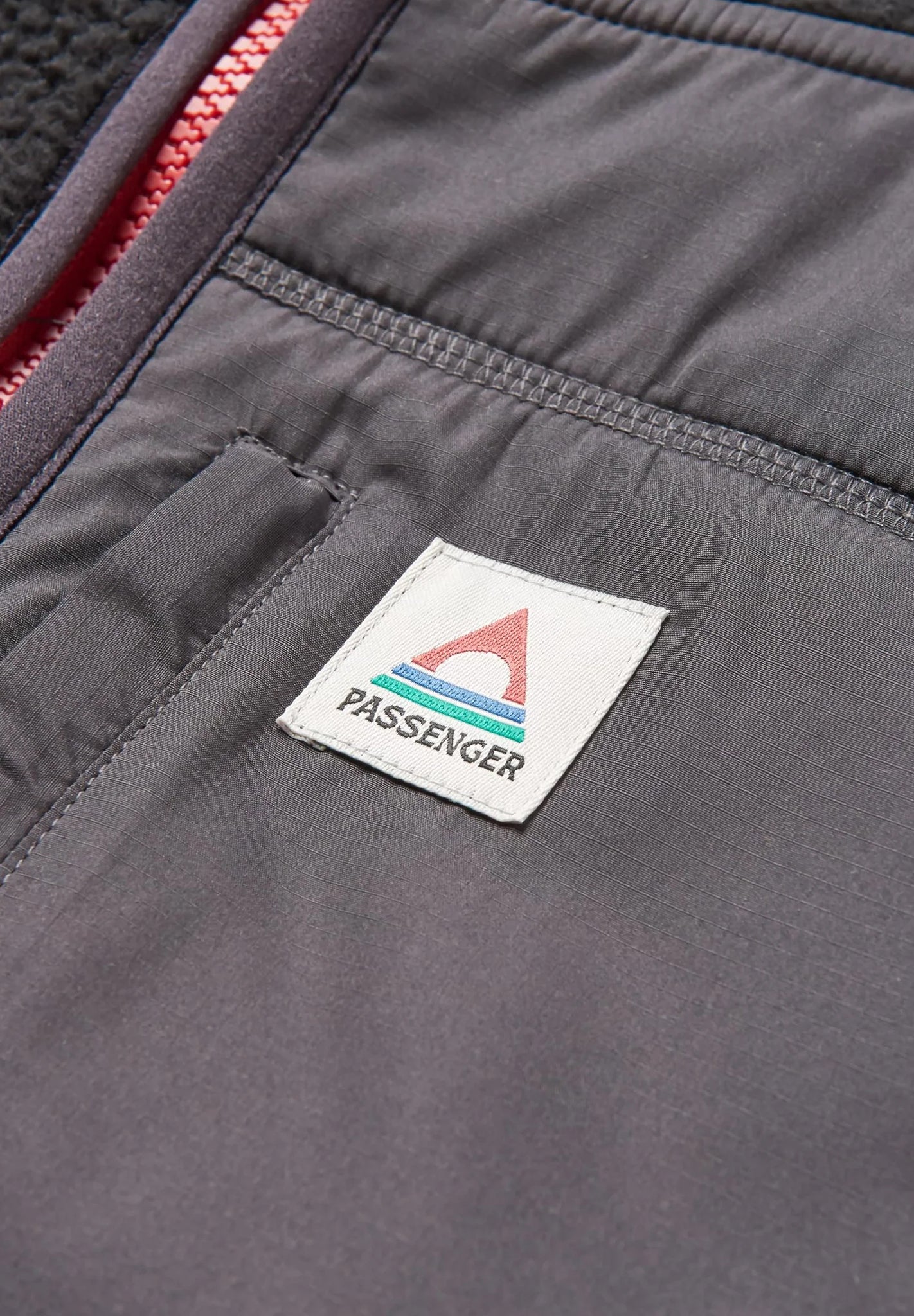 PASSENGER - Ventura 1/2 Zip Recycled Sherpa Fleece - Black - BACKYARD