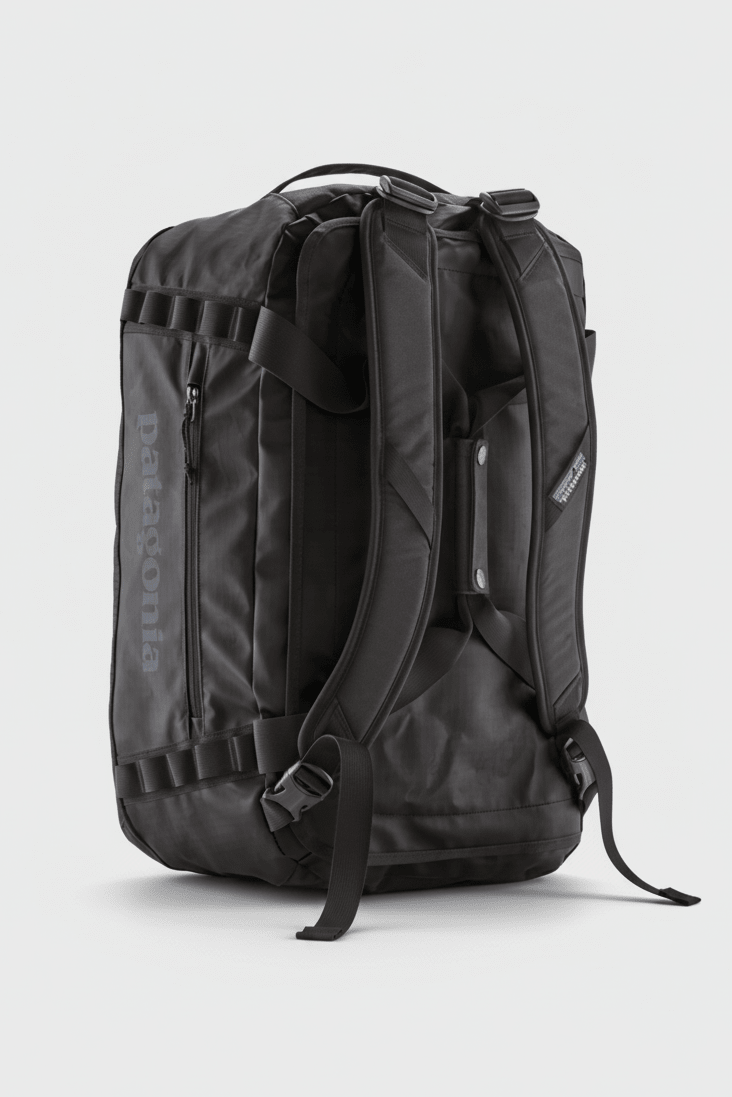 PATAGONIA - Black Hole Duffel 40L - Black w/ Black - BACKYARD