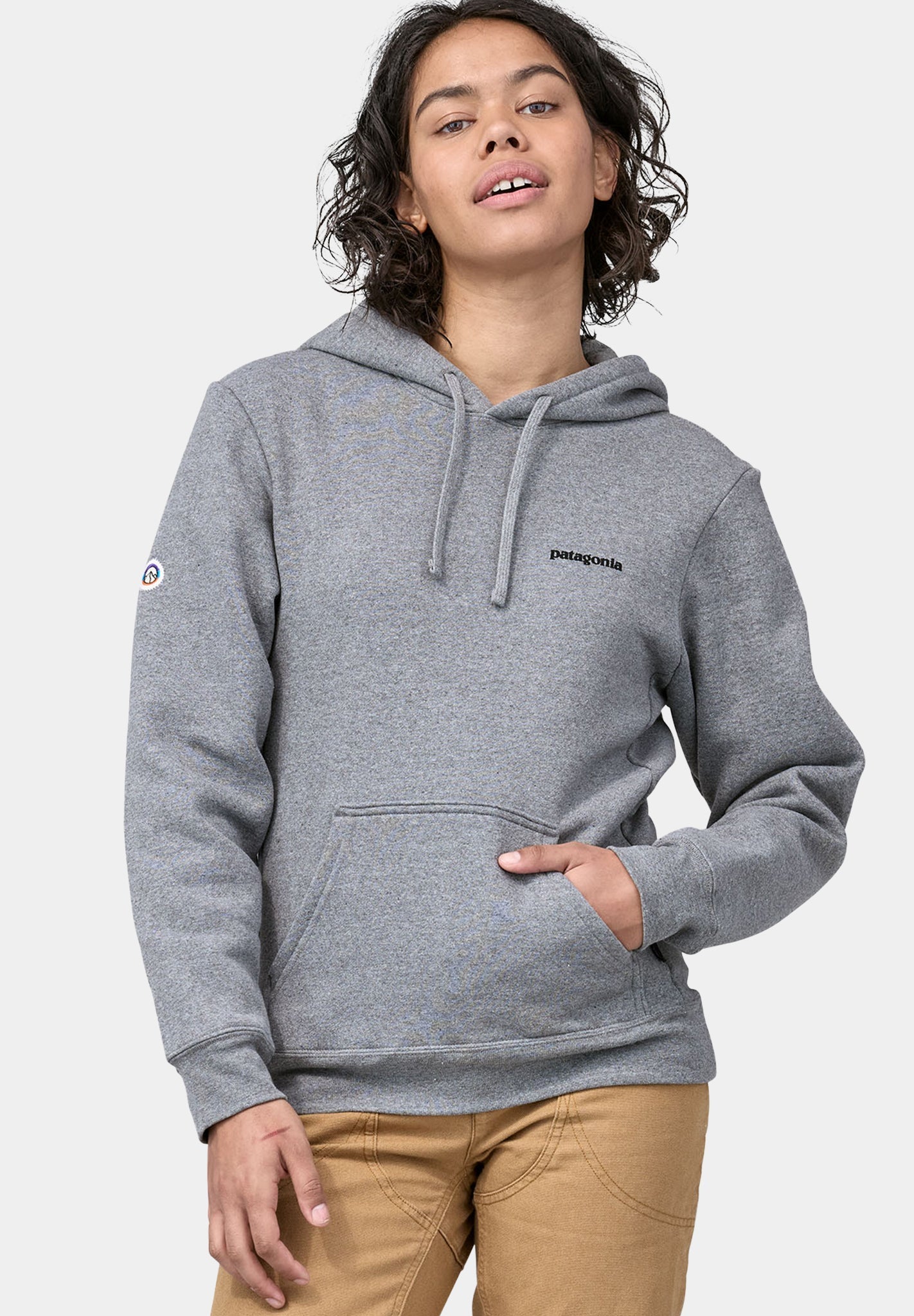PATAGONIA - Fitz Roy Icon Uprisal Hoody - Gravel Heather - BACKYARD