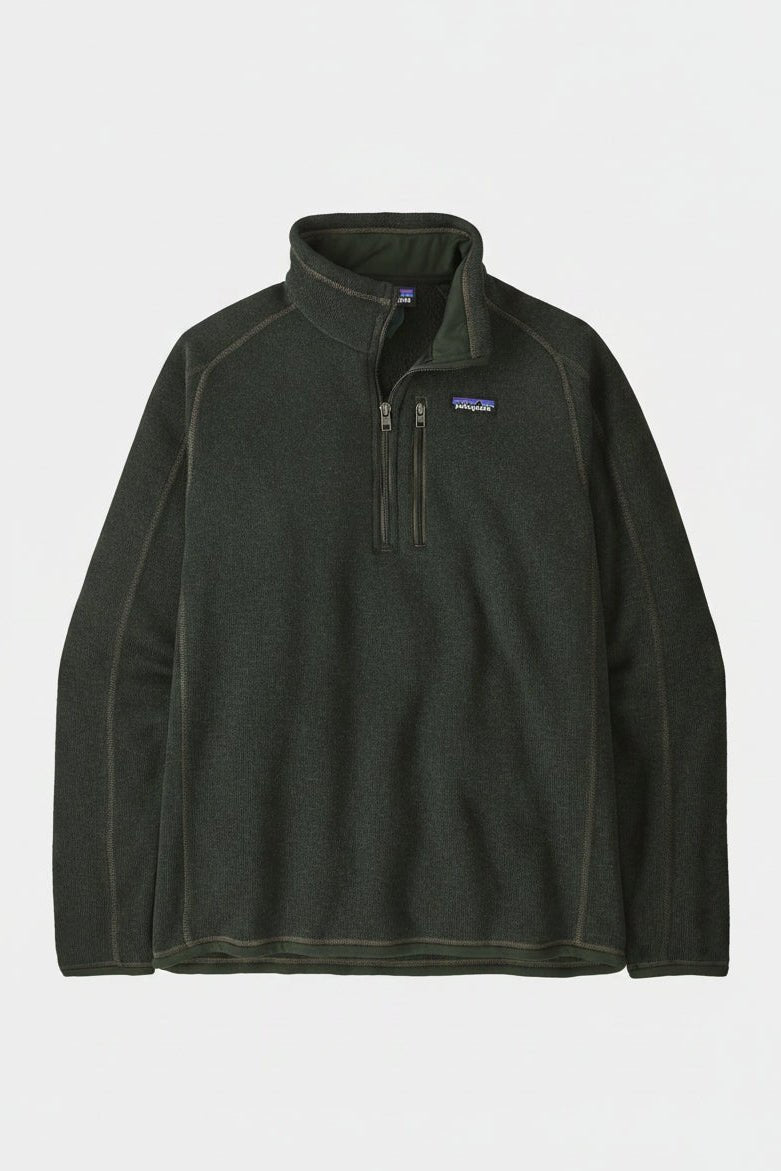 PATAGONIA-Men's Better Sweater 1/4 Zip-Old Growth Green-BACKYARD