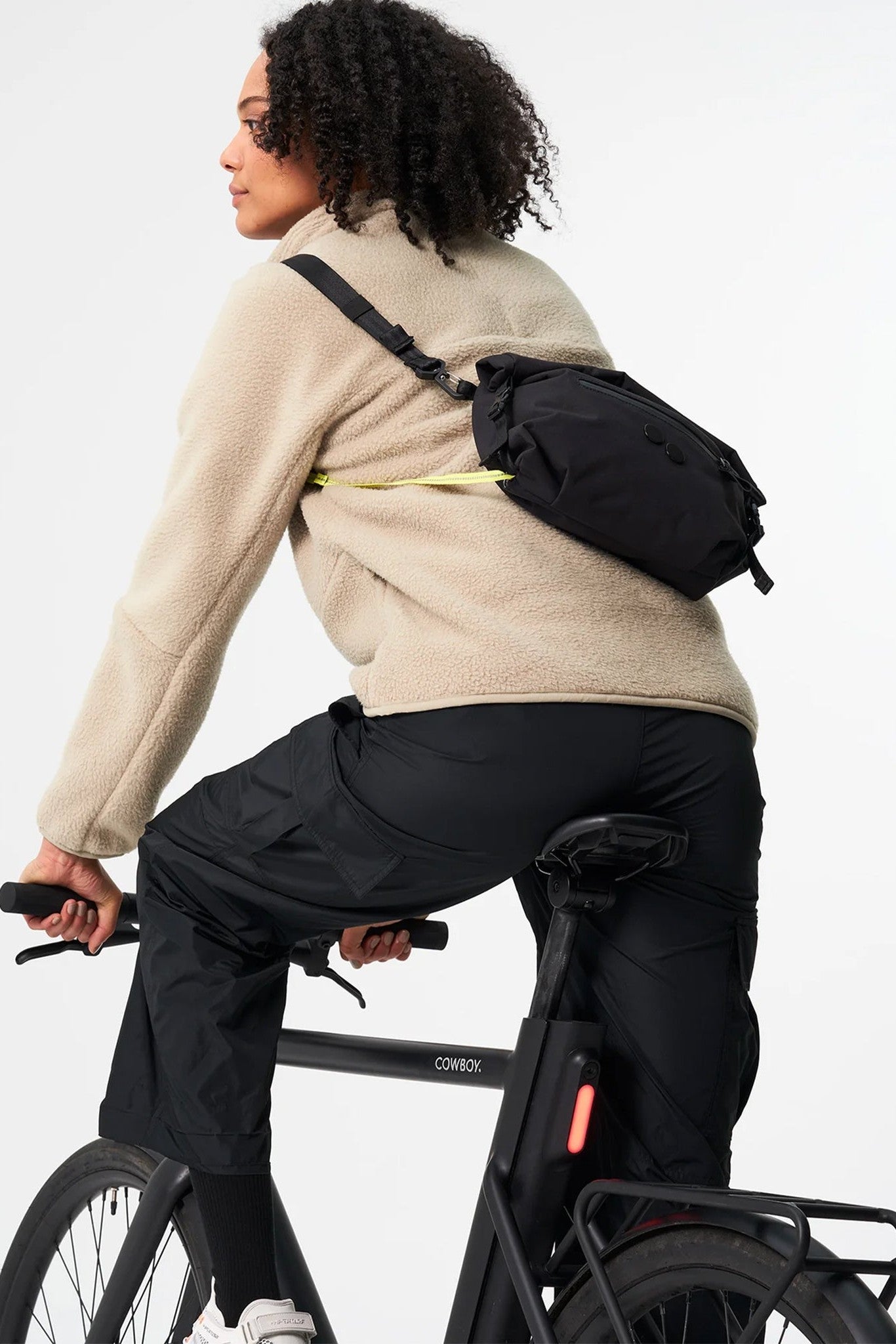 PINQPONQ - Aksel Hipbag - Solid Black - BACKYARD