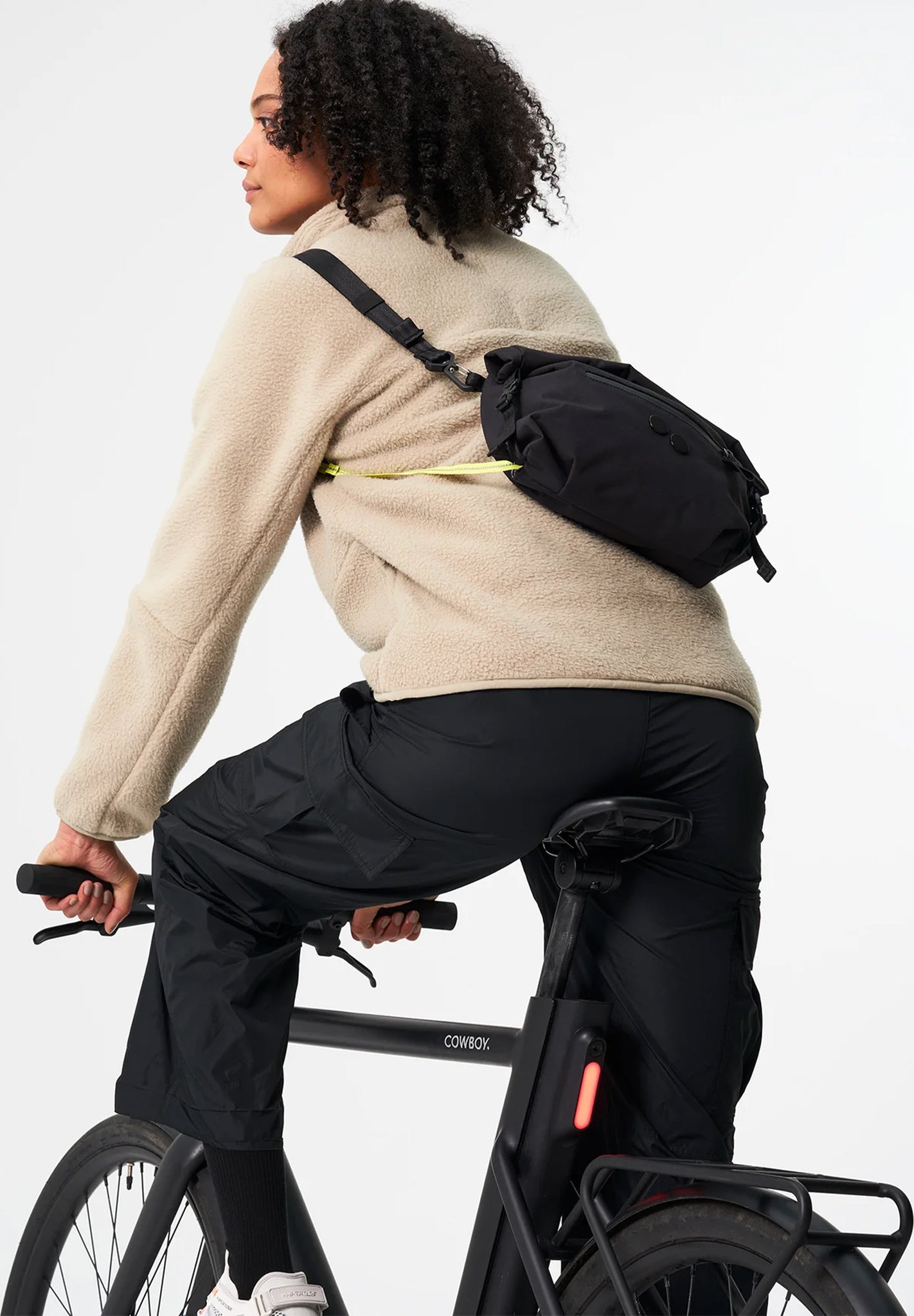 PINQPONQ - Aksel Hipbag - Solid Black - BACKYARD