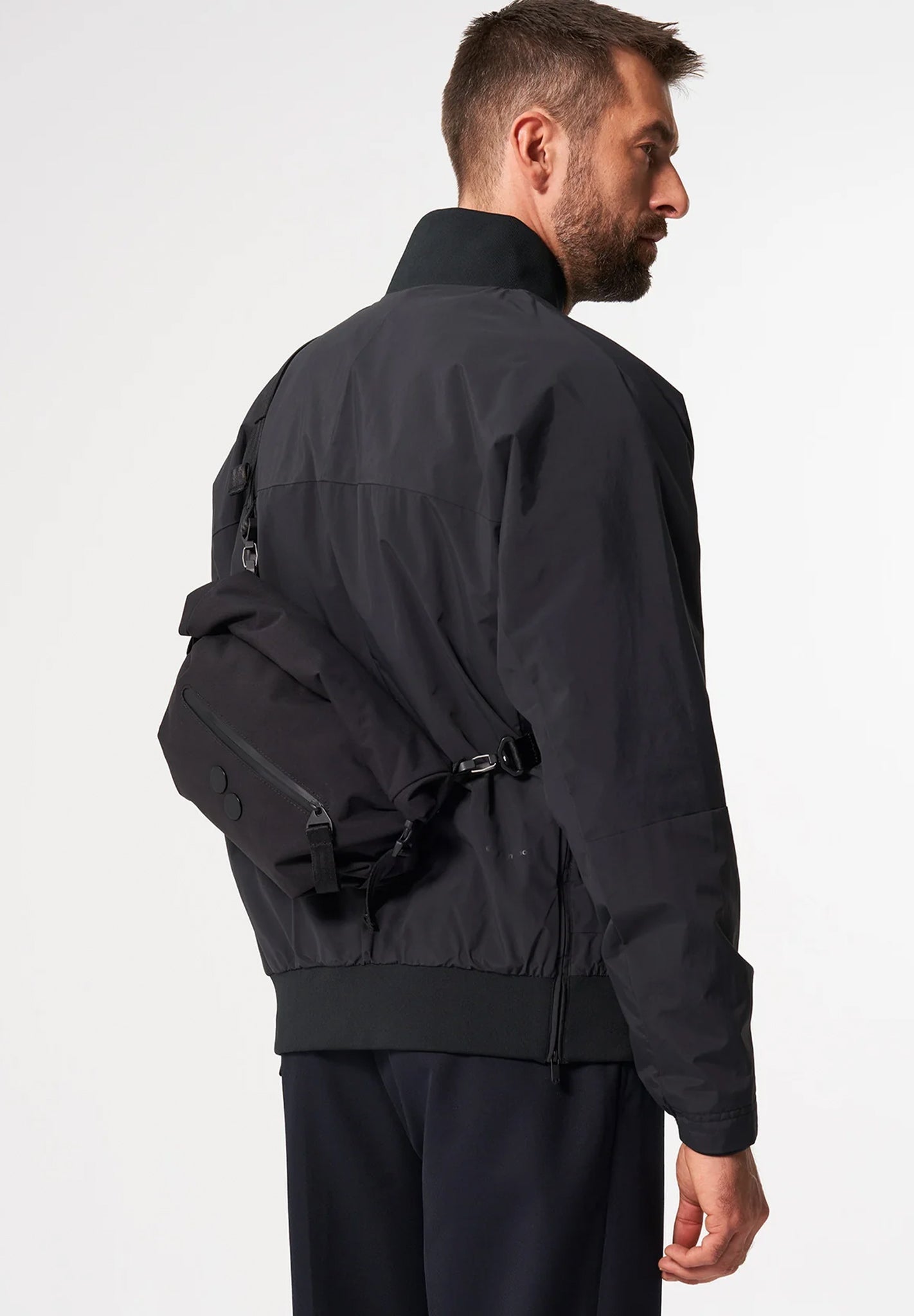 PINQPONQ - Aksel Hipbag - Solid Black - BACKYARD