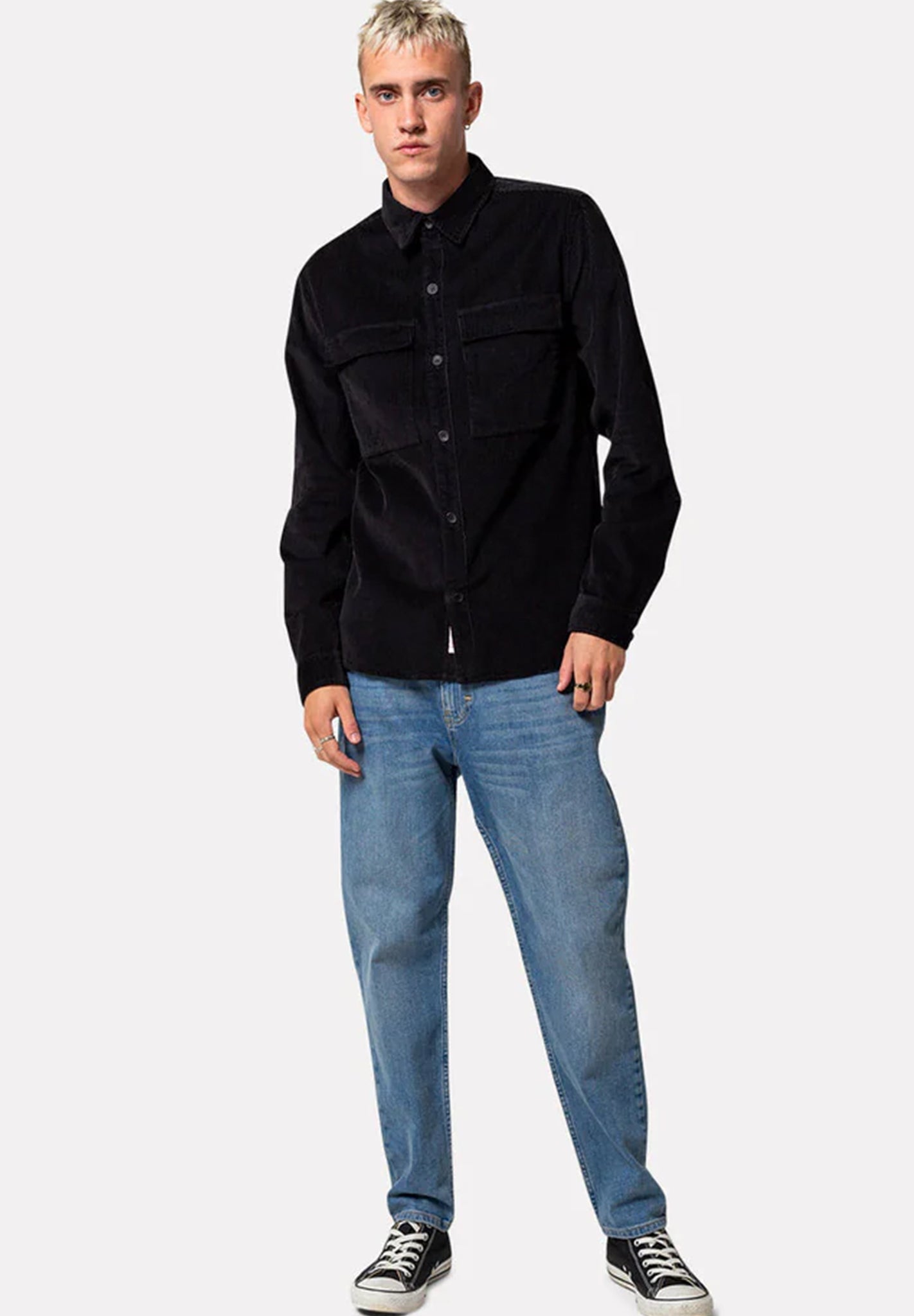 REVOLUTION - 3776 Utility Overshirt - Black - BACKYARD