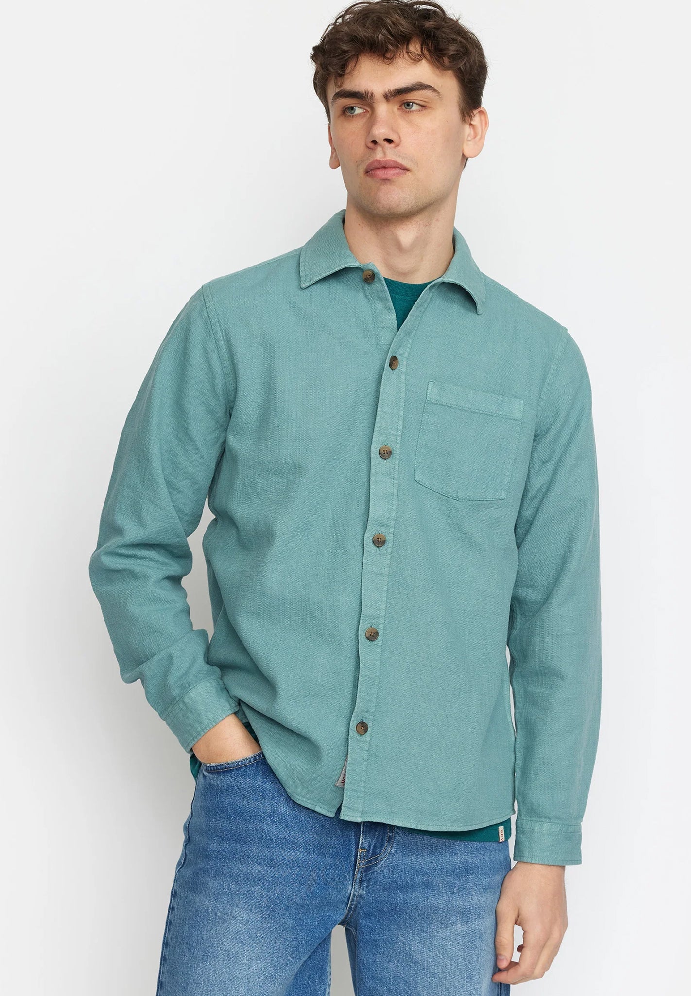 REVOLUTION - 3997 Casual Overshirt - Dustgreen - BACKYARD