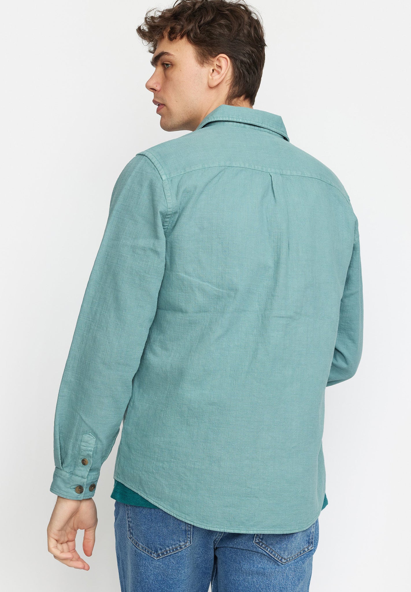 REVOLUTION - 3997 Casual Overshirt - Dustgreen - BACKYARD