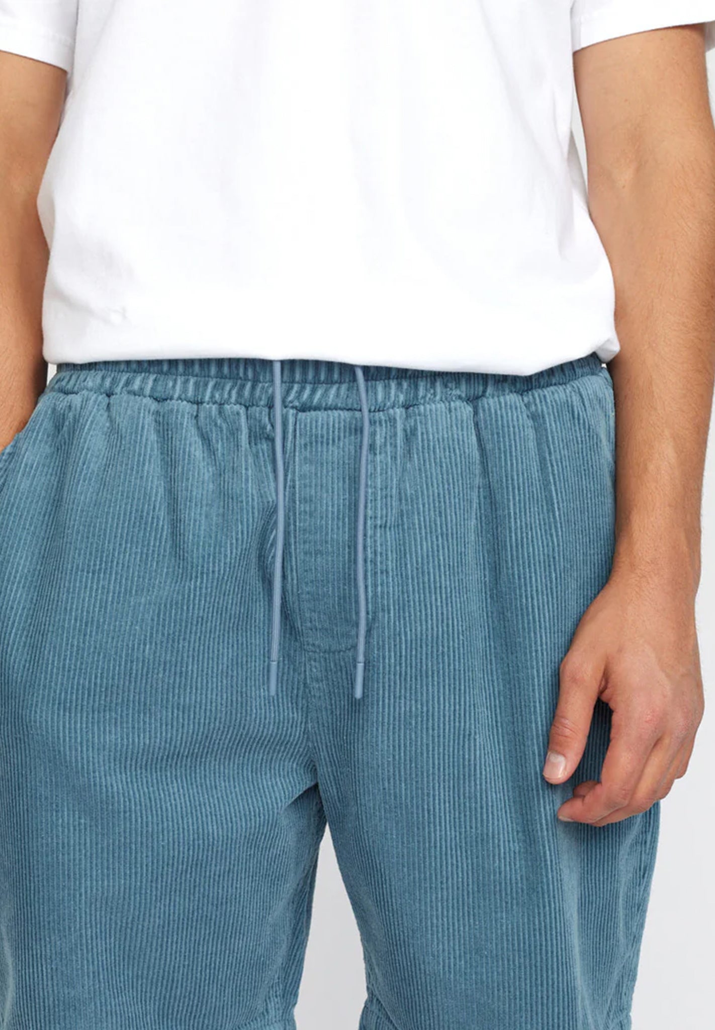 REVOLUTION - 4053 Long Casual Shorts - Dustblue - BACKYARD