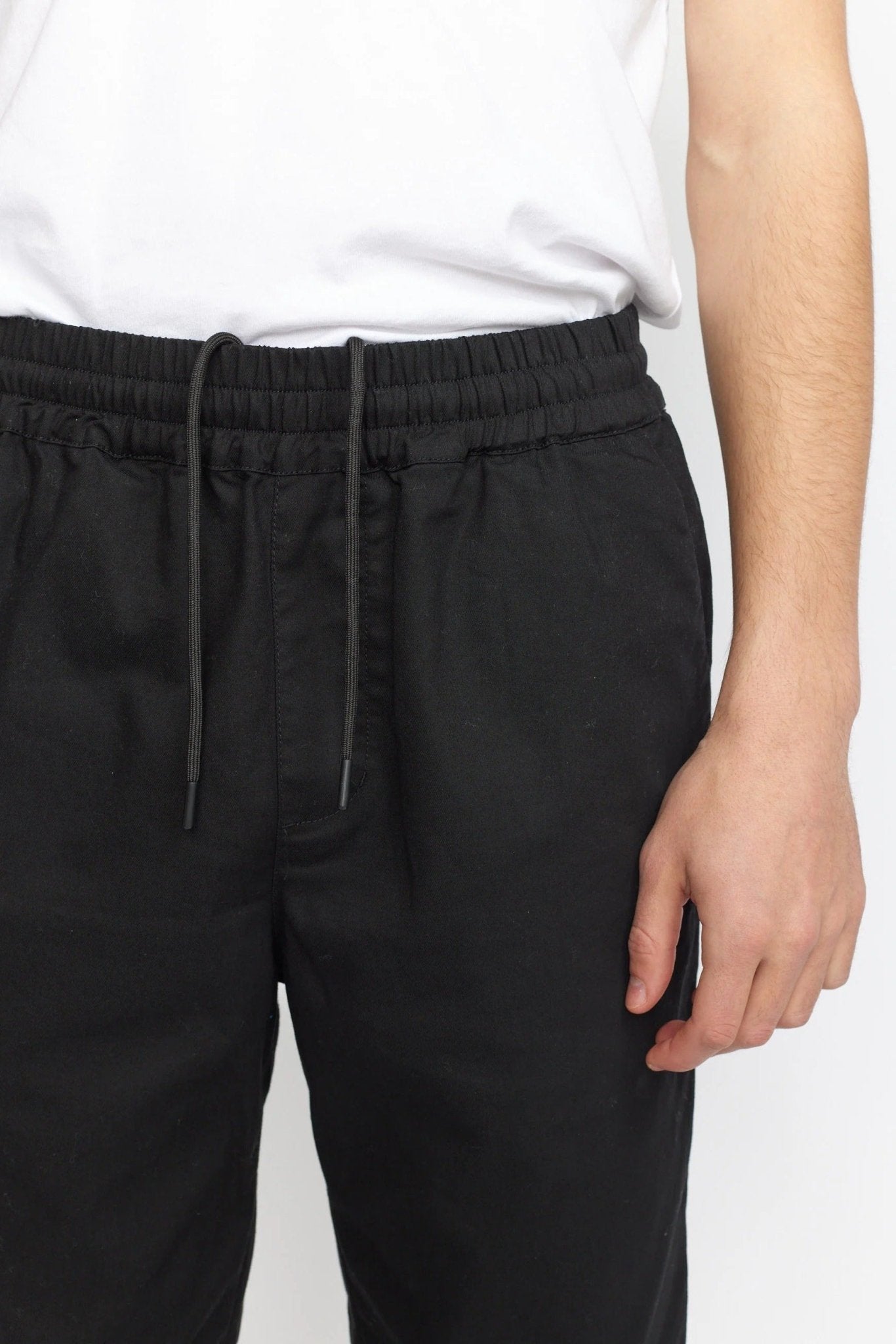 REVOLUTION-5871 Casual Trousers-Black-BACKYARD