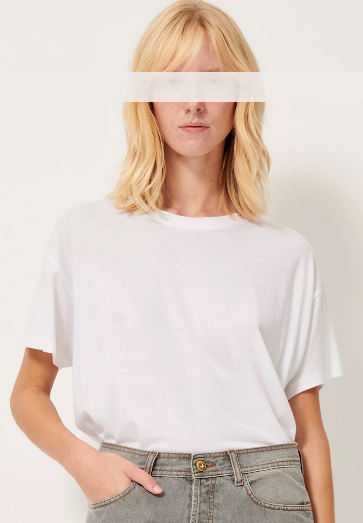 SESSUN - Too Tee - Optical White - BACKYARD