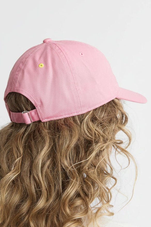 VIVI MARI-Cap Solid-Pink White-BACKYARD