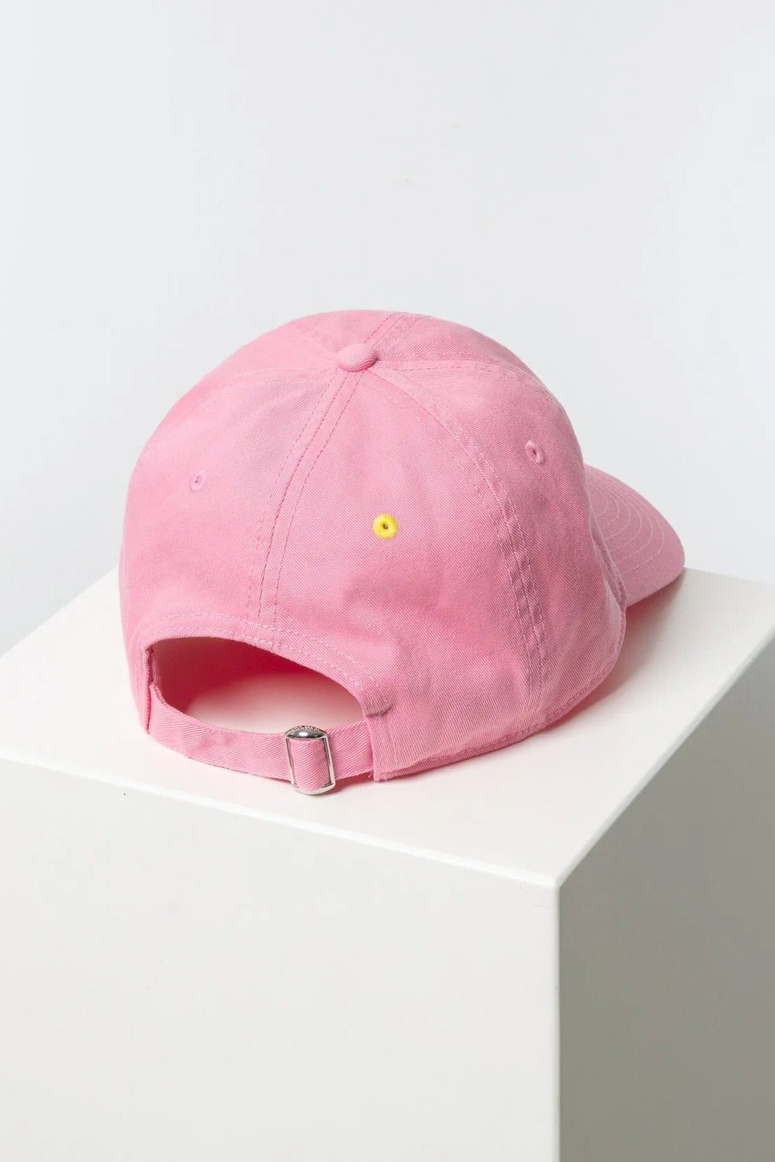 VIVI MARI-Cap Solid-Pink White-BACKYARD
