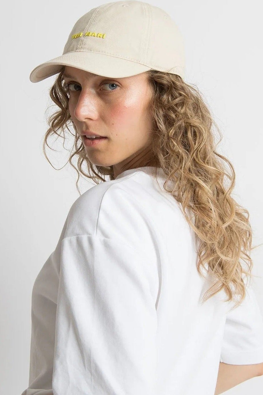 VIVI MARI-Cap Solid-Sand Yellow-BACKYARD