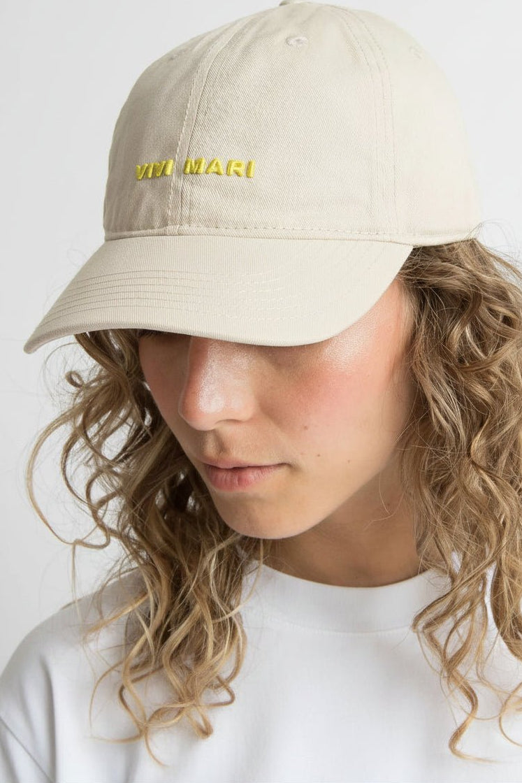 VIVI MARI-Cap Solid-Sand Yellow-BACKYARD