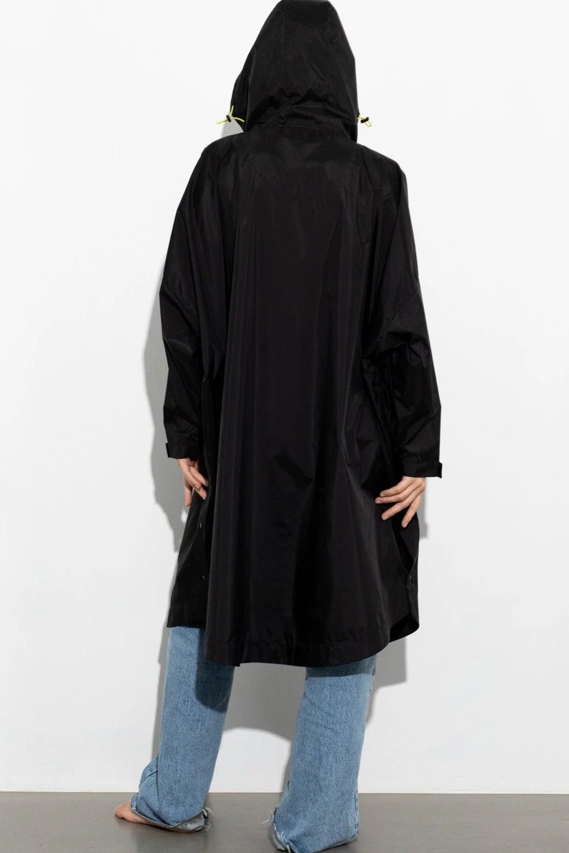 VIVI MARI-Raincoat Solid-Black-BACKYARD