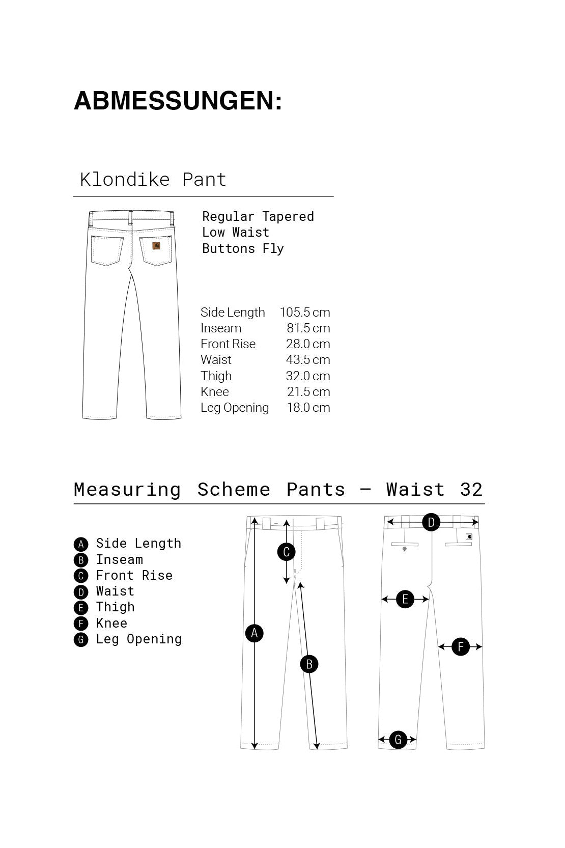 CARHARTT WIP - Klondike Pant - Black Stone Washed - BACKYARD