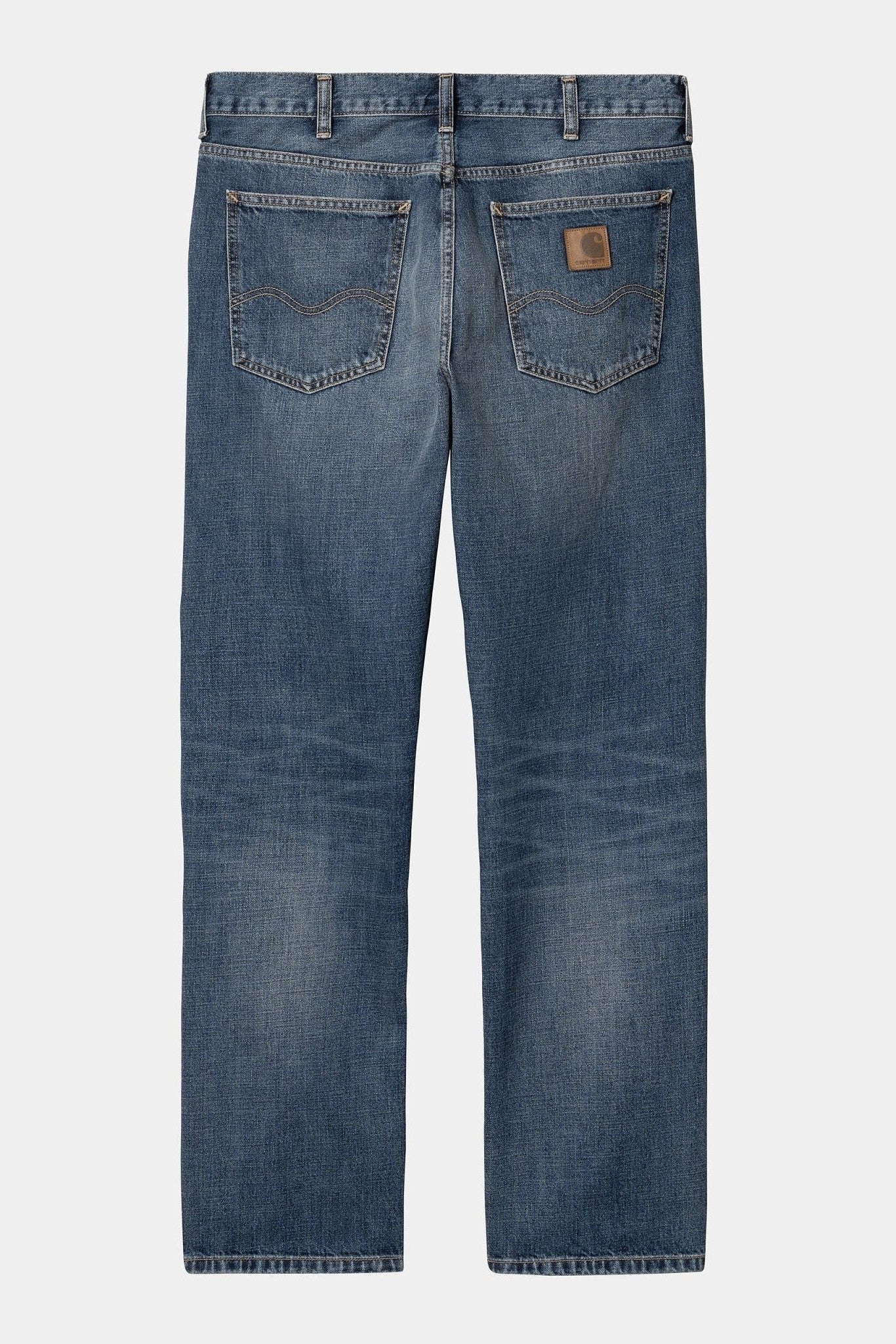 CARHARTT WIP - Marlow Pant - Blue Dark Used Wash - BACKYARD
