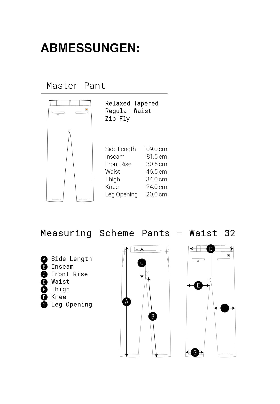 CARHARTT WIP - Master Pant - Black Rinsed - BACKYARD