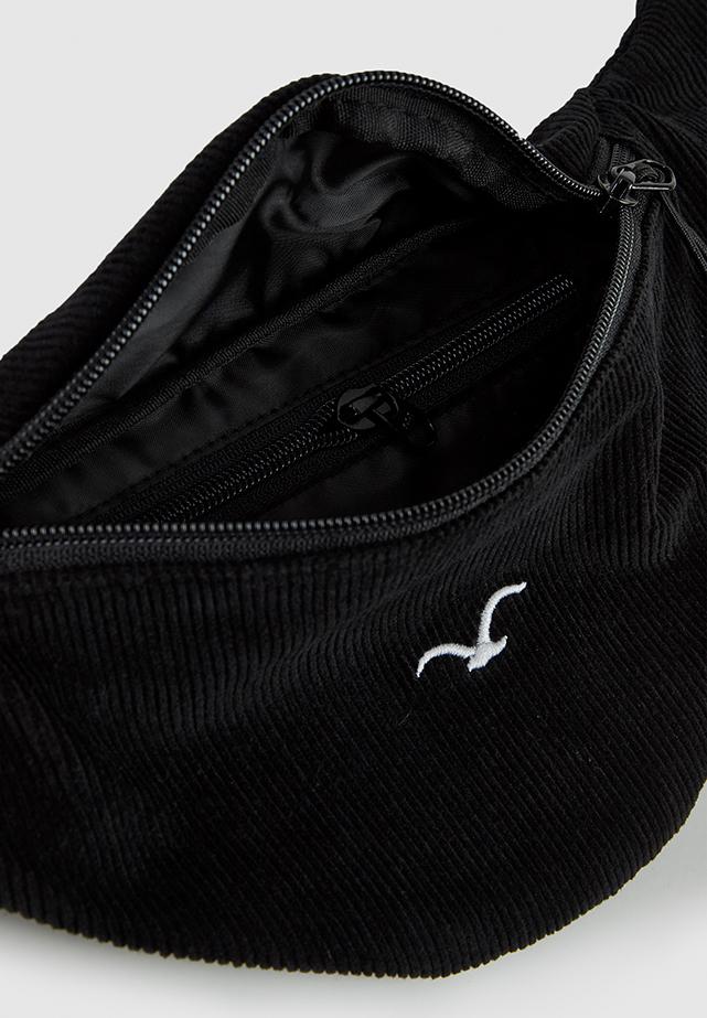 CLEPTOMANICX - Healer Cord Hipbag - Black - BACKYARD
