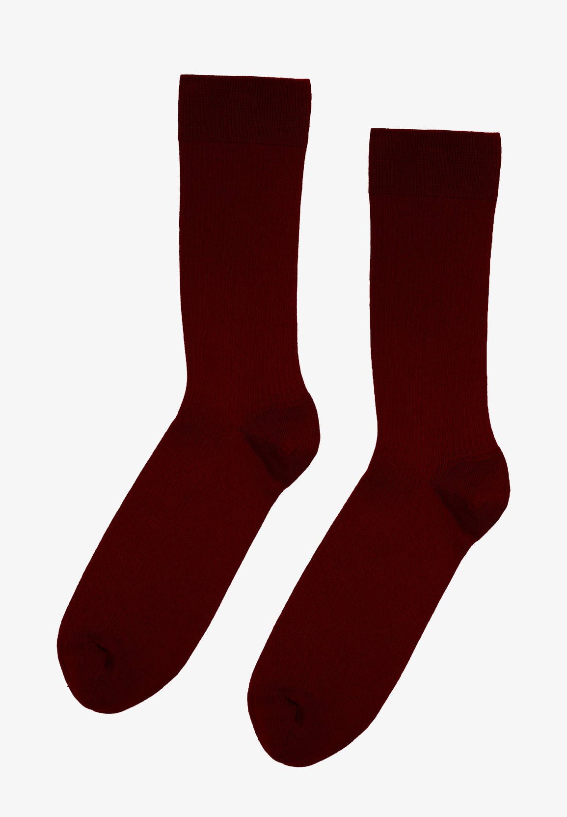 COLORFUL STANDARD - Classic Organic Sock - Oxblood Red - BACKYARD