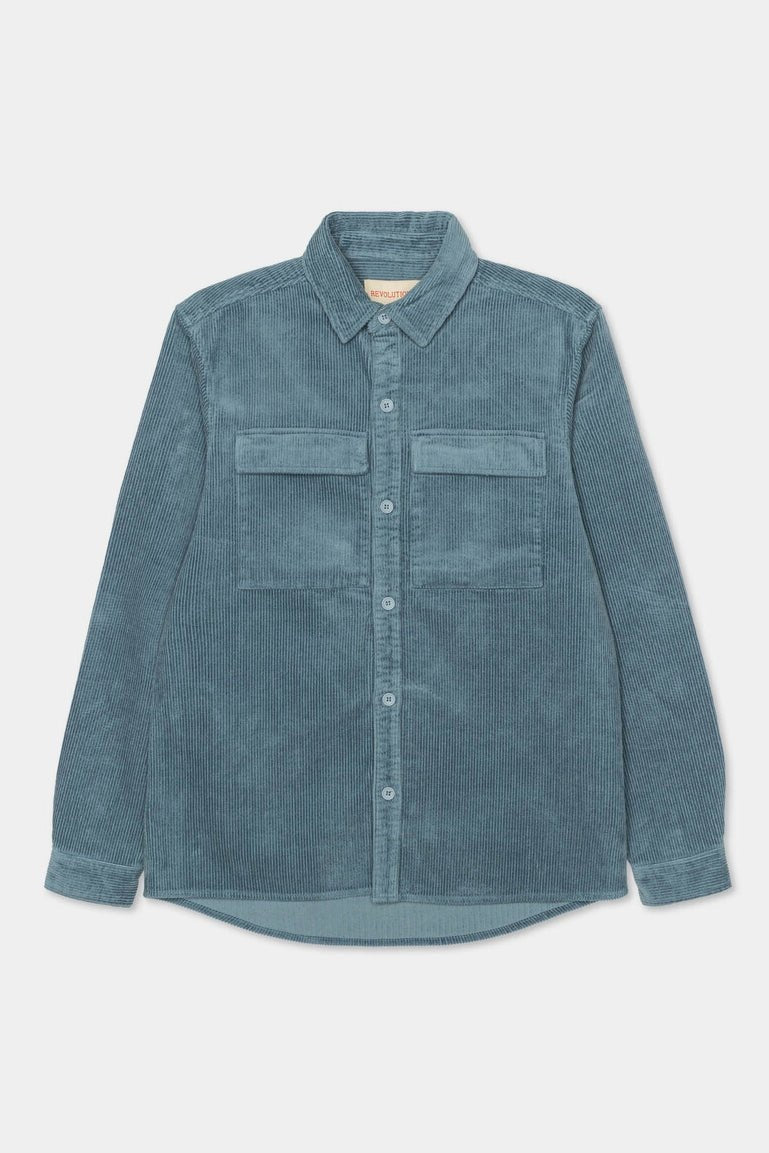 REVOLUTION - 3776 Utility Overshirt - Dustblue - BACKYARD